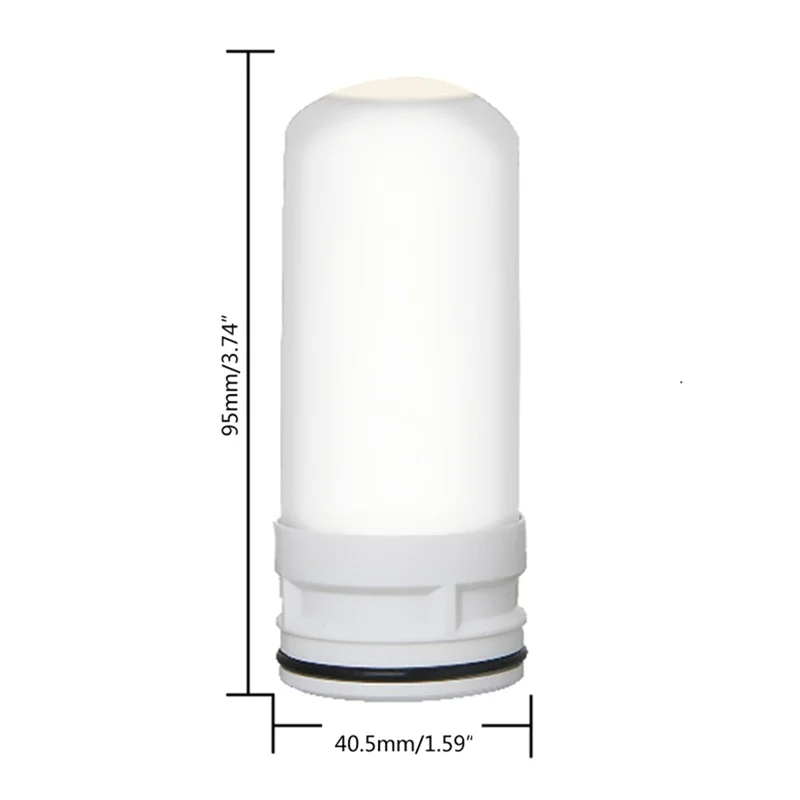 10 PCS Faucet Water Filter Ceramic Replacement Cartridge Remove Practical Durable