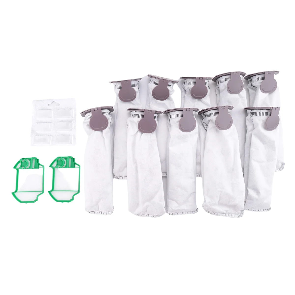 For Vorwerk Kobold VK7 FP7 Cordless Vacuum Cleaner, 10 Dust Bags, 2 Pre-Filters, 1 Fragrance Tablets/Sticks.