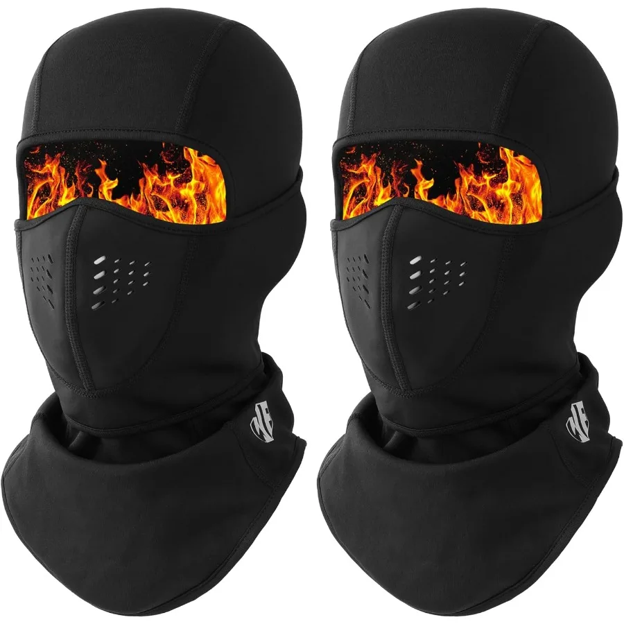 

Breathable Balaclava Ski Mask Pro Fleece Warm Windproof for Cold Weather Winter Skiing Snowboarding Motorcycling