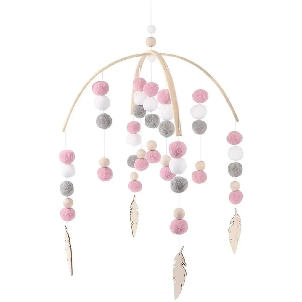 

Babies Crib Rattle Toy Home Indoor Room Adorable Interesting Wind Chime Bed Windbell Hanging Rattles Bedding Pendant