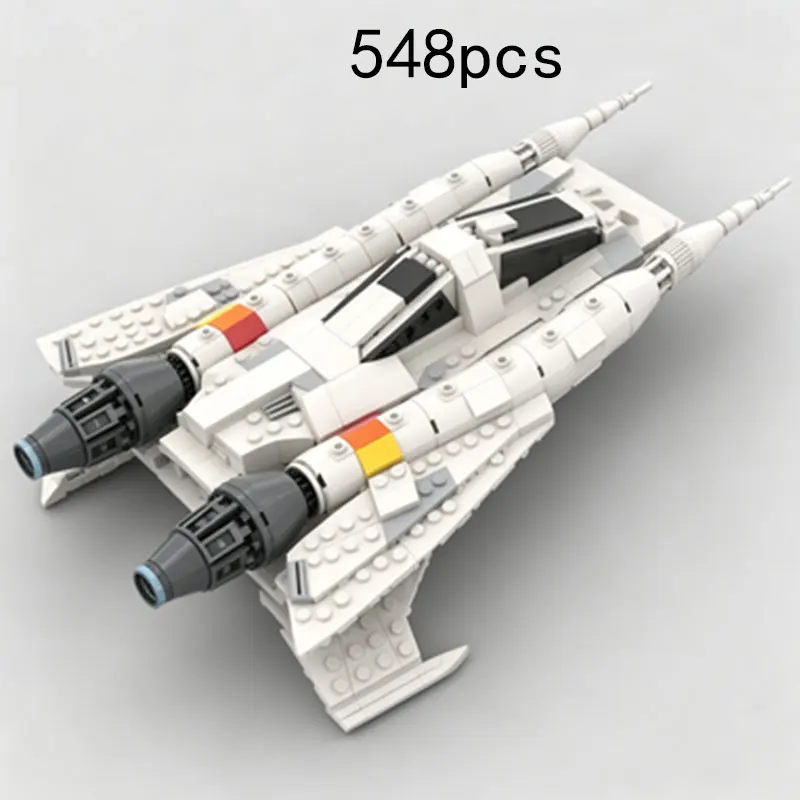 

MOC548pcs Small Particle Building Blocks Collectible Ornament Model Toy Boy Educational Gift Set
