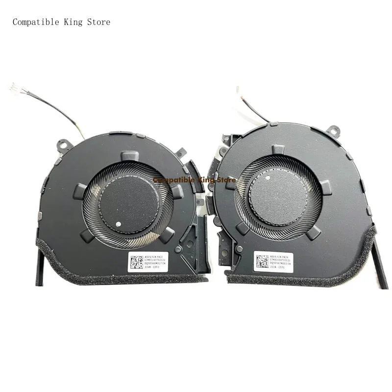 X CPU GPU Cooling Fan for Asus Vivobook Pro M3401Q M3400Q K3400P M3400QA M7400Q M7400QE X7400P X7400PC DC 5V Series FN2H FN2J