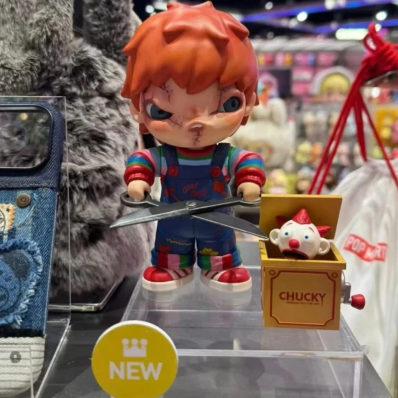

POP MART Hirono × Chucky Chakki «The Conjuring» Limited Overseas Эксклюзивная большая кукла креативная и милая коллекция Праздничная игрушка