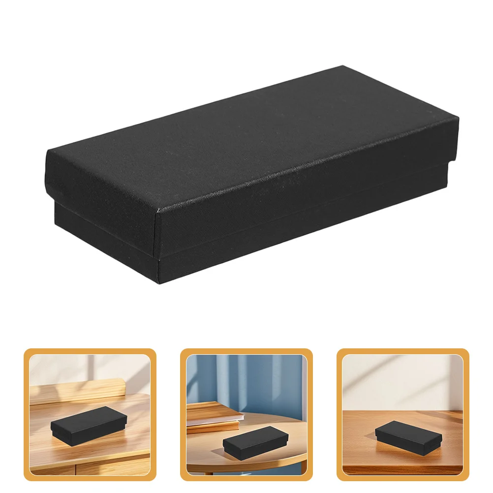 

5Pcs Rectangular Watch Gift Box Classic Lid Base Design Protective Portable Display Storage Case for Travel Holiday Birthday