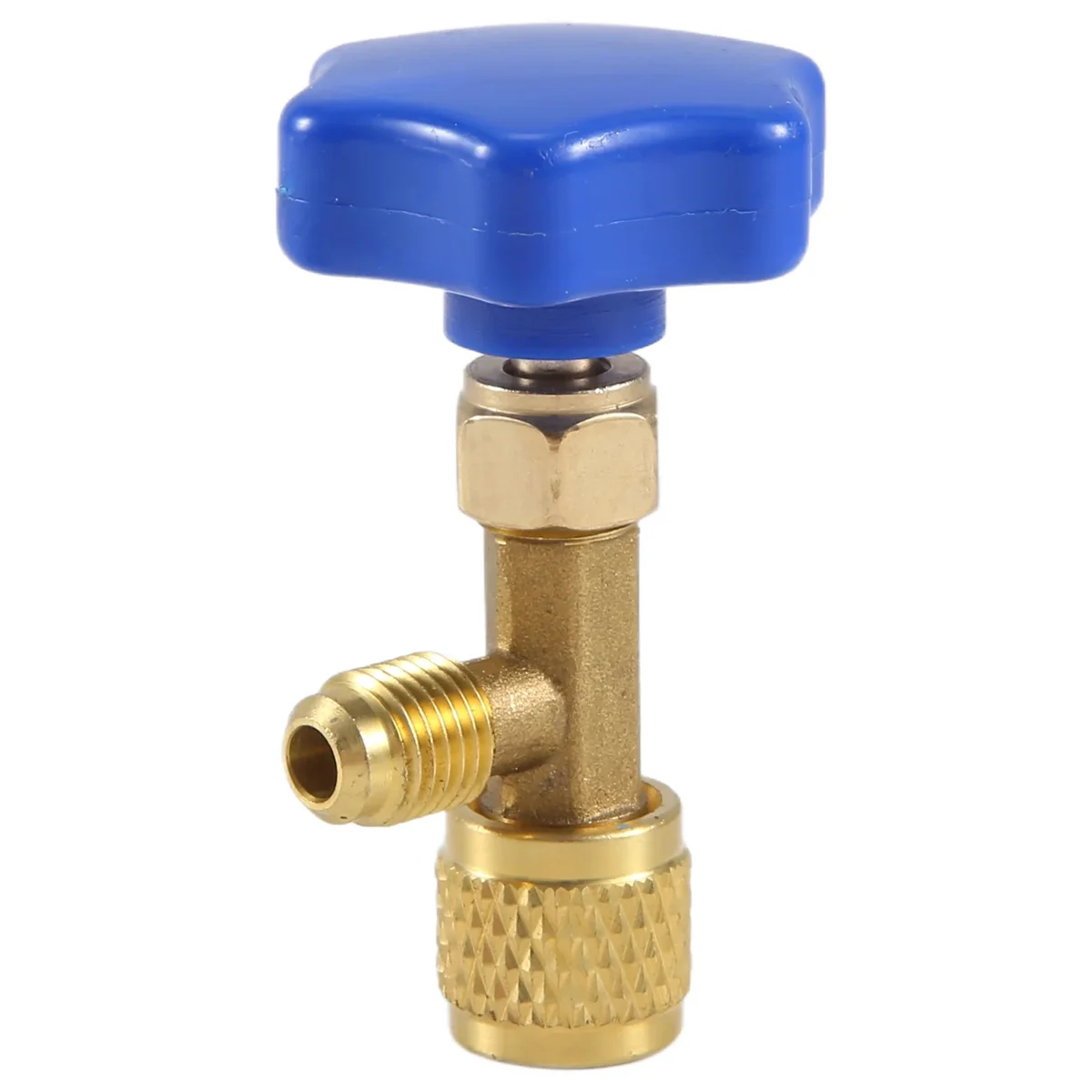 Low Pressure Dispensing Valve Bottle Opener 1/4 Sae Connector  Refrigerant Bottle Can Tap For R22 R134A R410A Gas