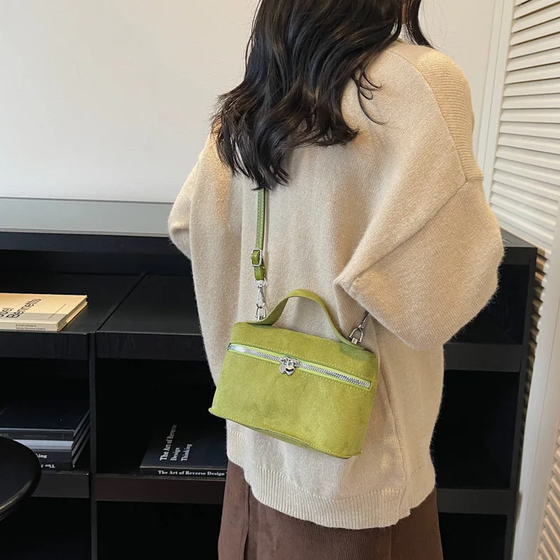 Trendige Damen-Handtasche, stilvolle Umhängetasche, Mini-Geldbörse, lässige Vintage-kleine quadratische Tasche für Ausflüge – Detail 18