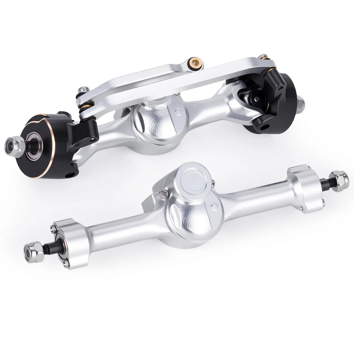 

Dark Knight Rc Aluminum Alloy Front And Rear Axle Assembly Upgrade Parts For 1 30 Axial Scx30 Rc Crawler Ford Bronco Wrangler