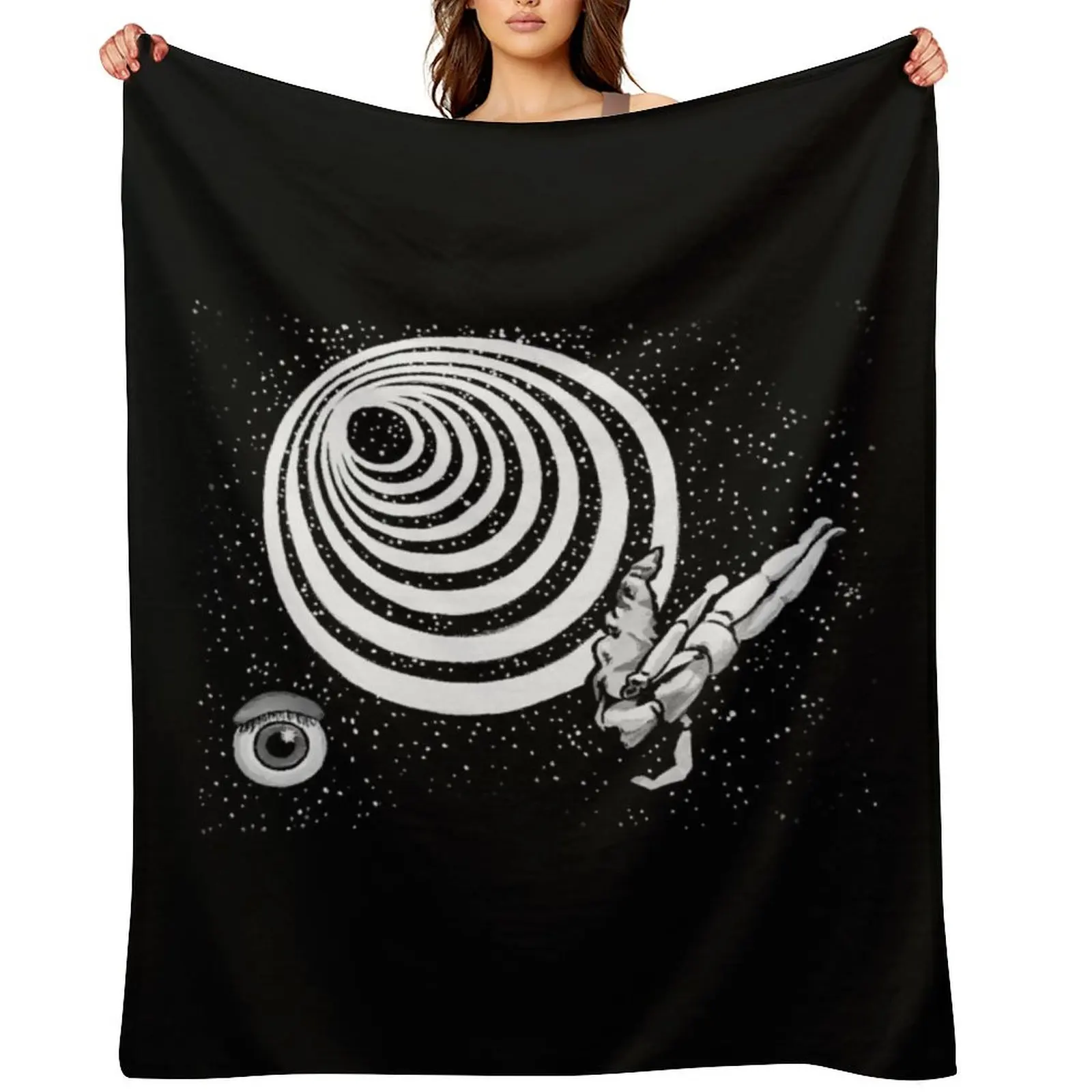 

Twilight Zone Eye Throw Blanket Camping Luxury Throw Summer Beddings Blankets For Sofas Blankets