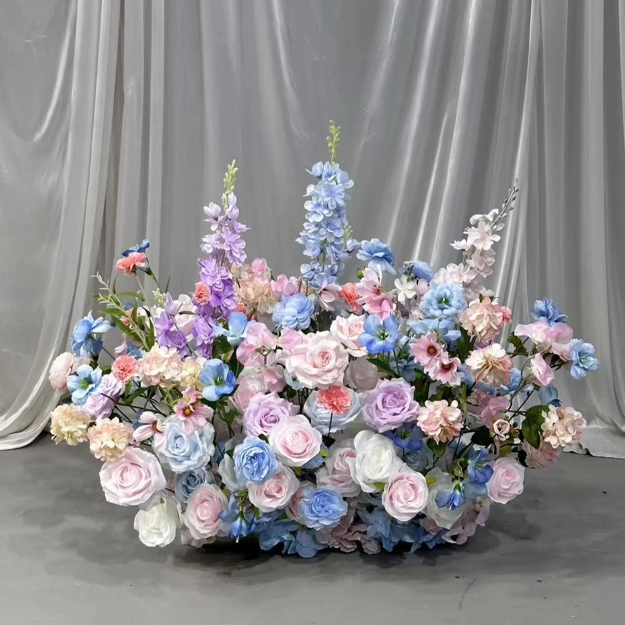 ATV 2025 New Wedding Decoration Custom Silk Flower Roses Arches Strip Aisle Wedding Table Runner Arch Flowers