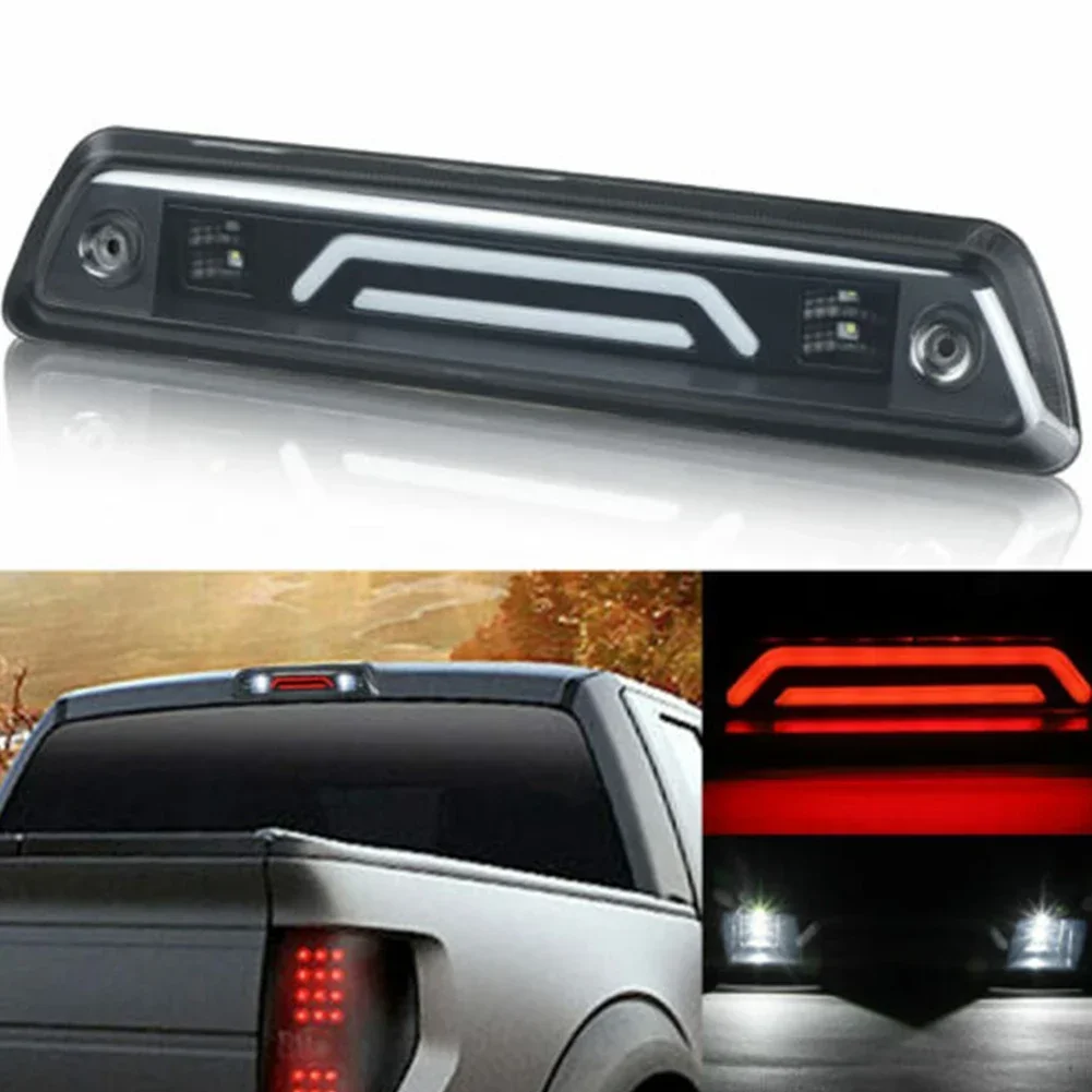 Car LED Third 3rd Brake Light For Ford F150 F-150 09-14 Cargos LED Tail Light Rear High Stop Lamp DC 9-16V Waterproof