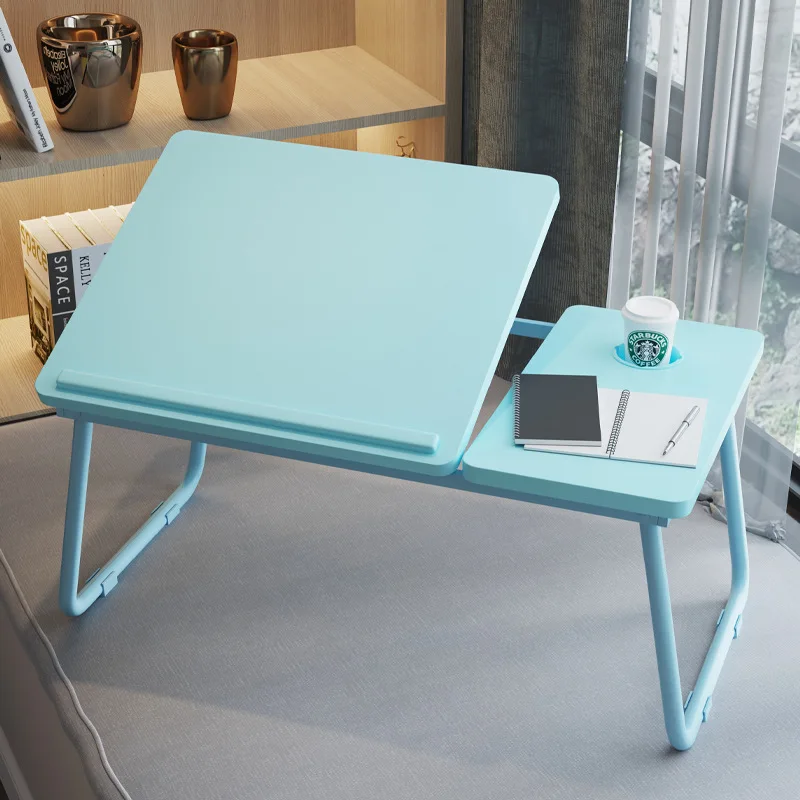 Folding Laptop Desk for Bed & Sofa Laptop Bed Tray Table Desk Portable Lap Desk for Study and Reading Bed Top Tray Table