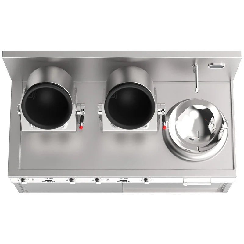 Robot Chef Commercial Automatic Intelligent Cooking Robot Gas Fried Rice Cooking Machine for Food Factory Bulk Meal Custom
