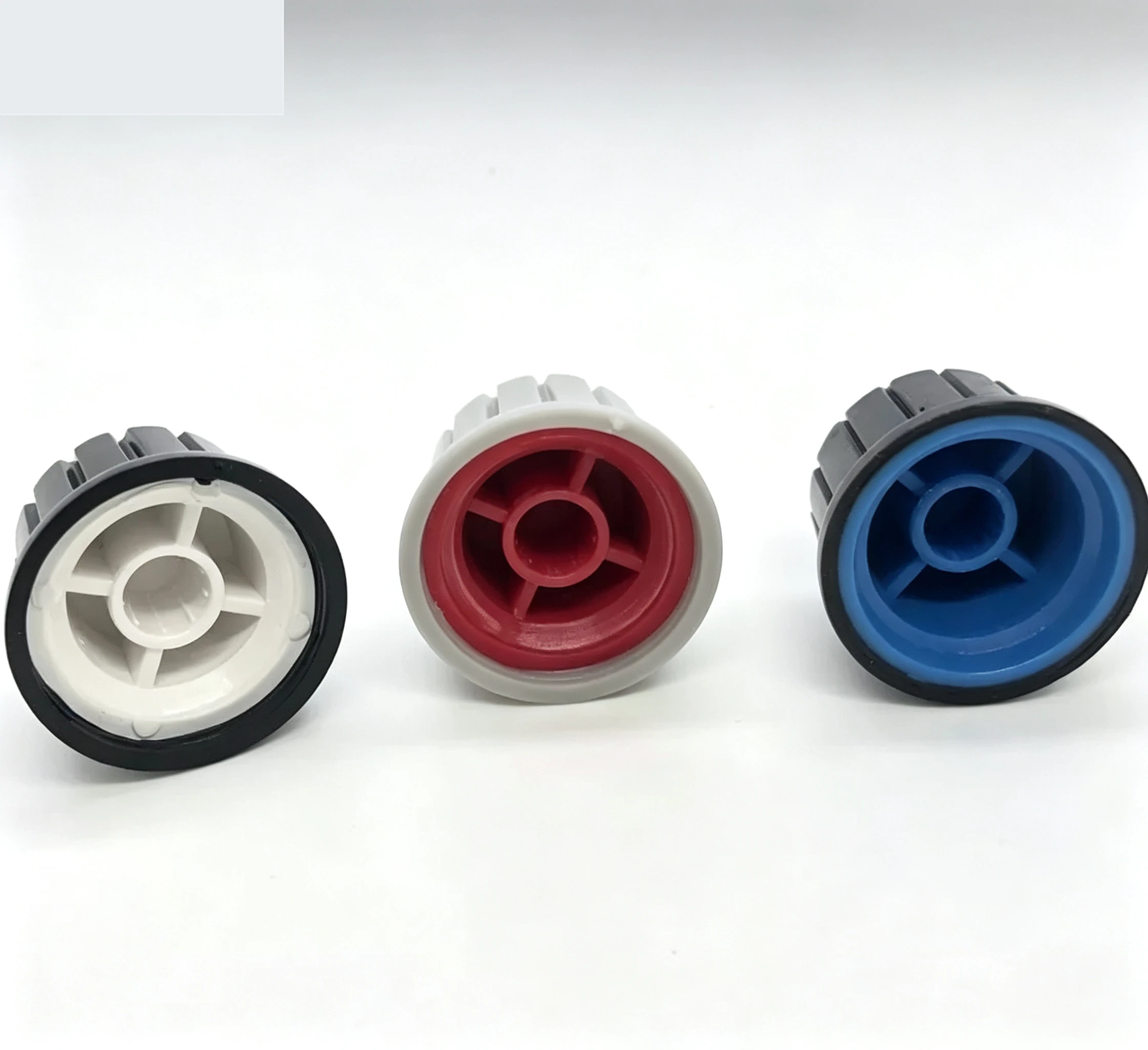 100pcs Plastic Knob Cap 24*15MM Spline Shaft for Potentiometer Encoder Band Switch
