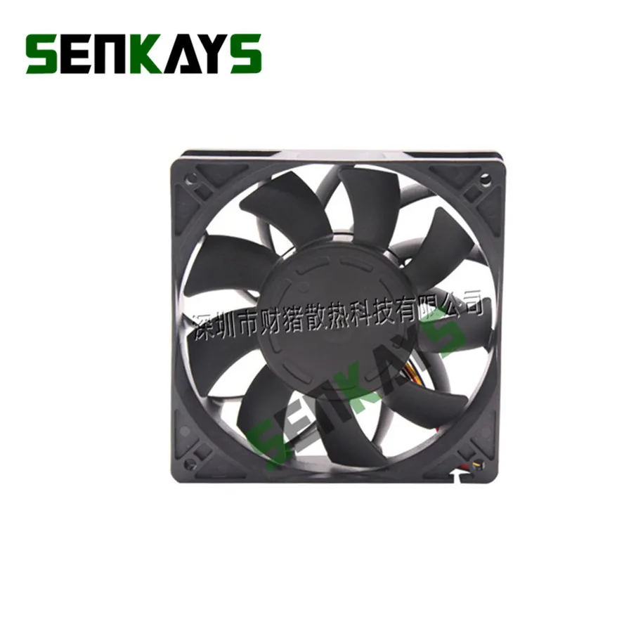 Dual Ball Bearing 120MM 12cm 12025  CPU Fan 120x120x25mm DC 24V Computer Case Cooling Fan 4pin  PWM