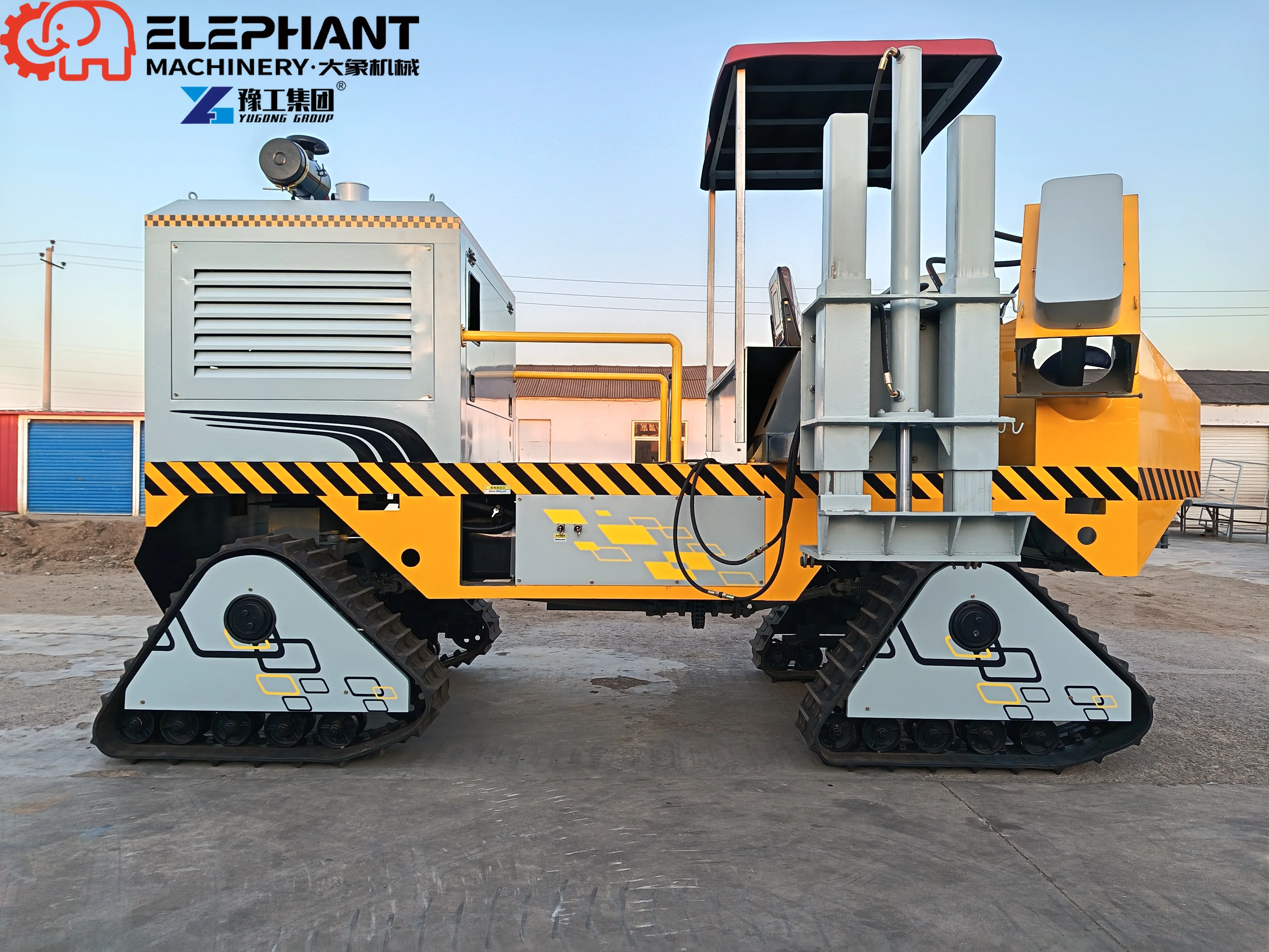 Landscape Border Curb Slipform Machine 5-10m/min Fast Paving Integrated Vibration Concrete Curb Paver