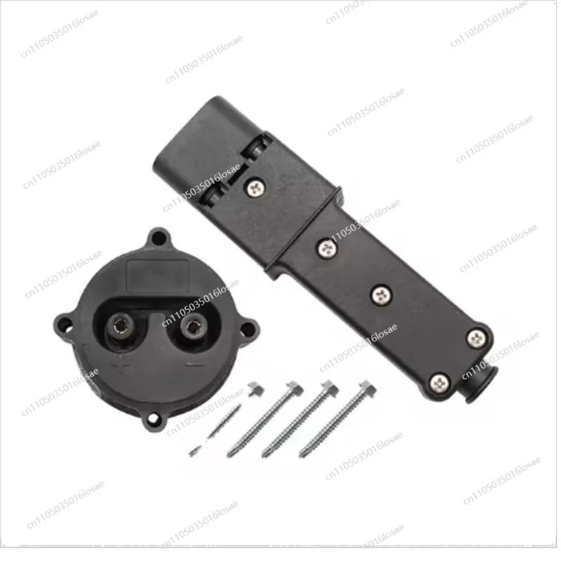 For 48Volt MAC DC Charger Handle Plug and Receptacle Kit Compatible for Yamaha G19 and G22 Electric Golf Cart Charger Receptacle