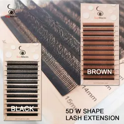 Eyelashes W 5d W Lashes 5d Cilios 5d Wire Bundles 0.07 8-15 Mix 5dw Eyelashes 5 D W Eye Lash Extensions Eyelash Natural Lashes