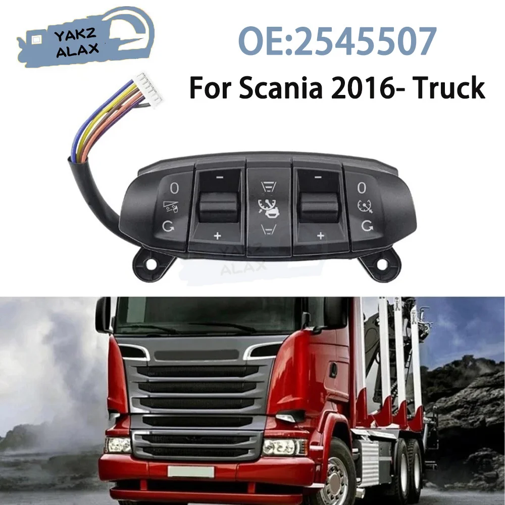 

Car Accessories 2545507 Truck Steering Wheel Panel Module Cruise Control Switch Button for SCANIA L P G R S-series Tractor 2016