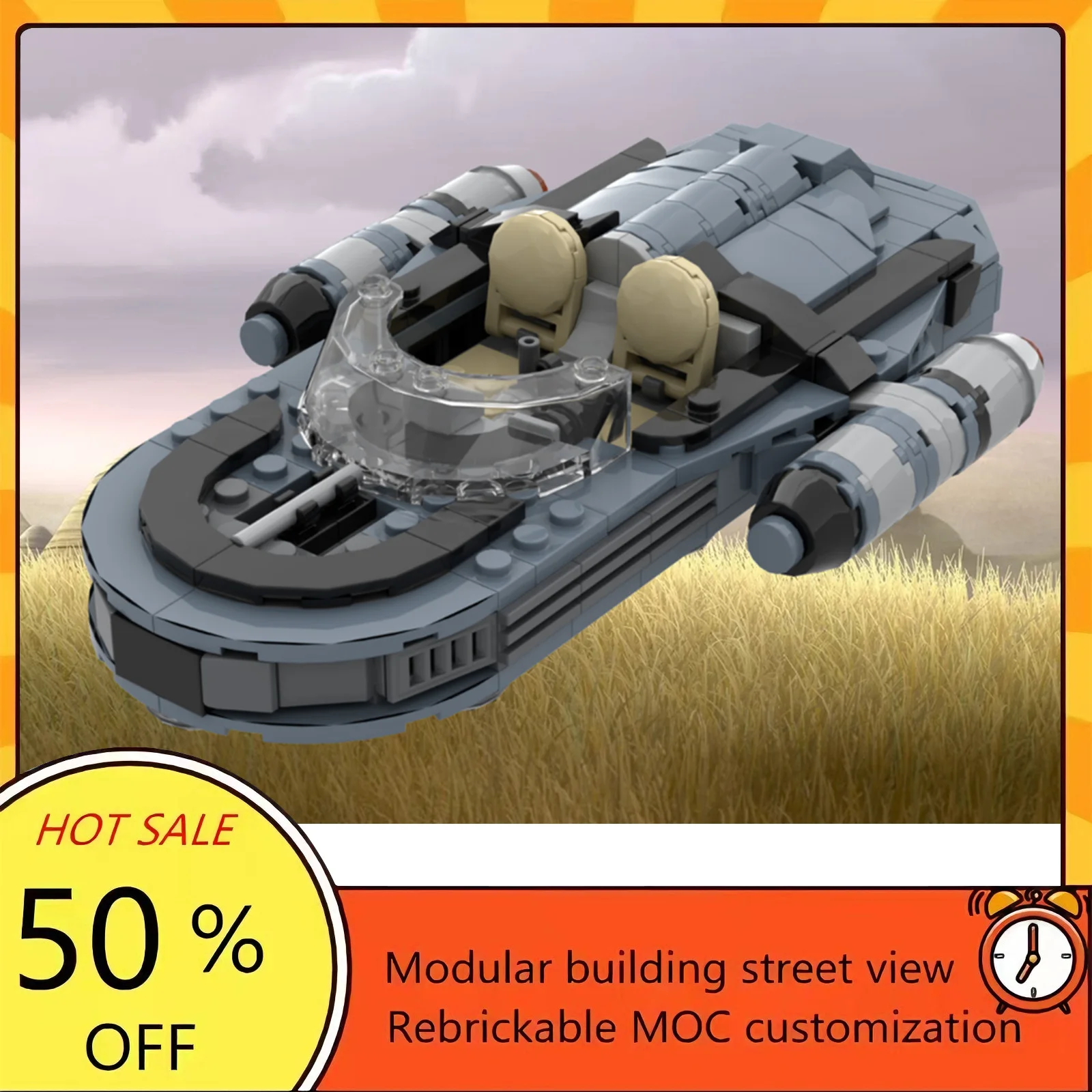 

Набор для сборки космического корабля из 313 деталей: популярная модель по мотивам фильма «Звездные войны», модульный конструктор, технологичный подарок, праздничный набор для детей