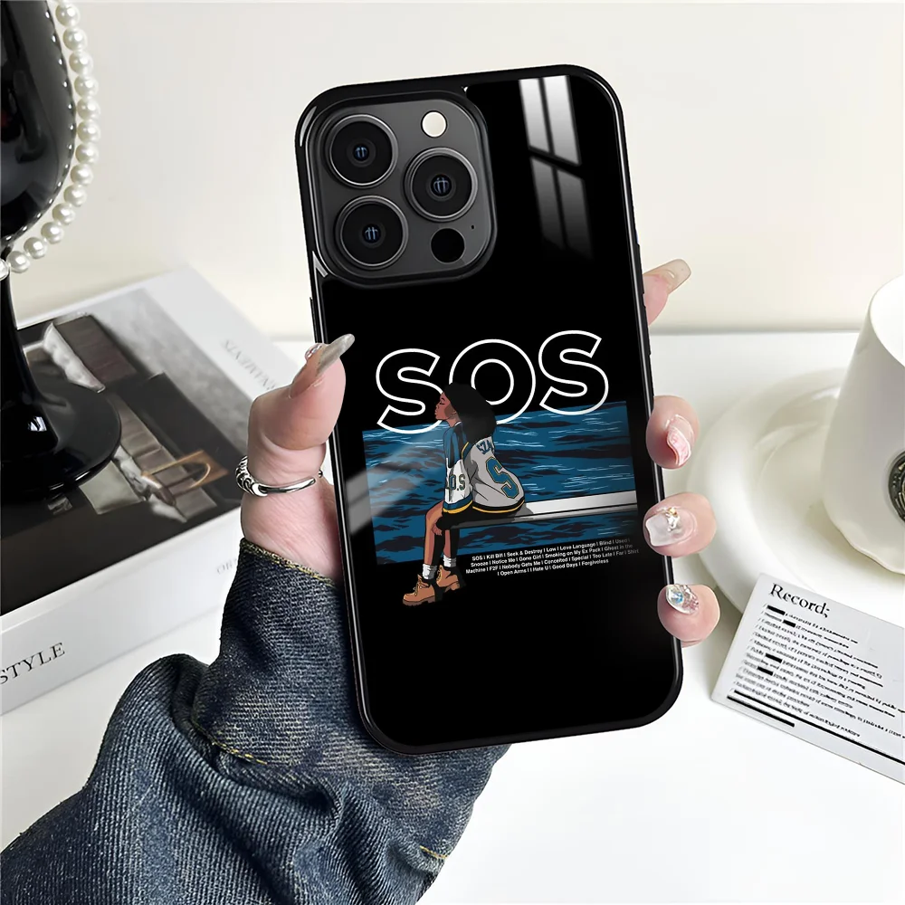 

SZA SOS Albums Singer Phone Case For iPhone 16 15 14 13 12 11 Pro Max Plus Mini Magnetic Magsafe Wireless Charging Cover