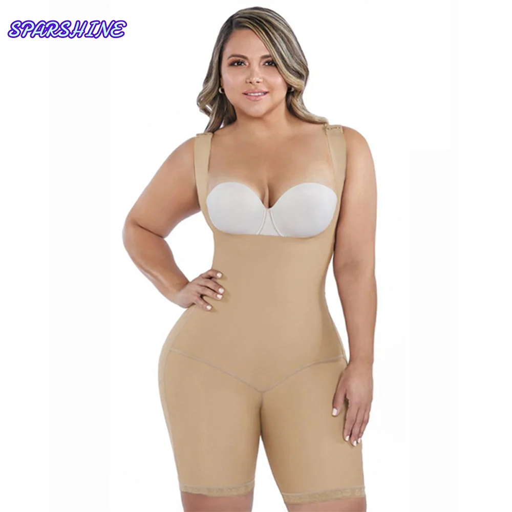 

fajas Women Traceless shapewear Slimming body tummy control underwear hip lifting body shaping pants Open chest jumpsuit