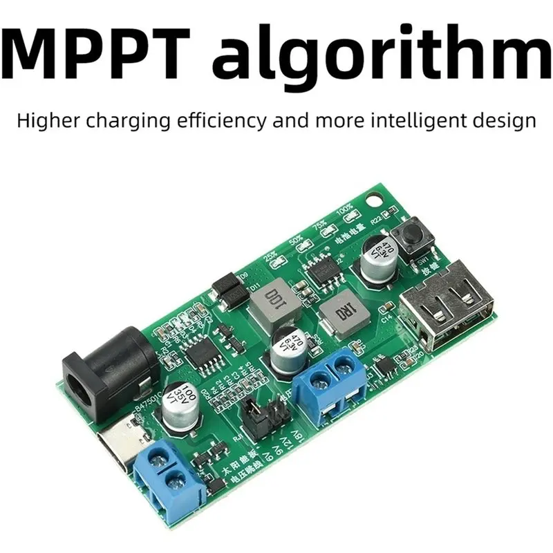 A33T-USB 5V/2.1A Output Solar Control Board MPPT 5V-18V With Regulator Functionality For 3.7V Lithium Battery Panel