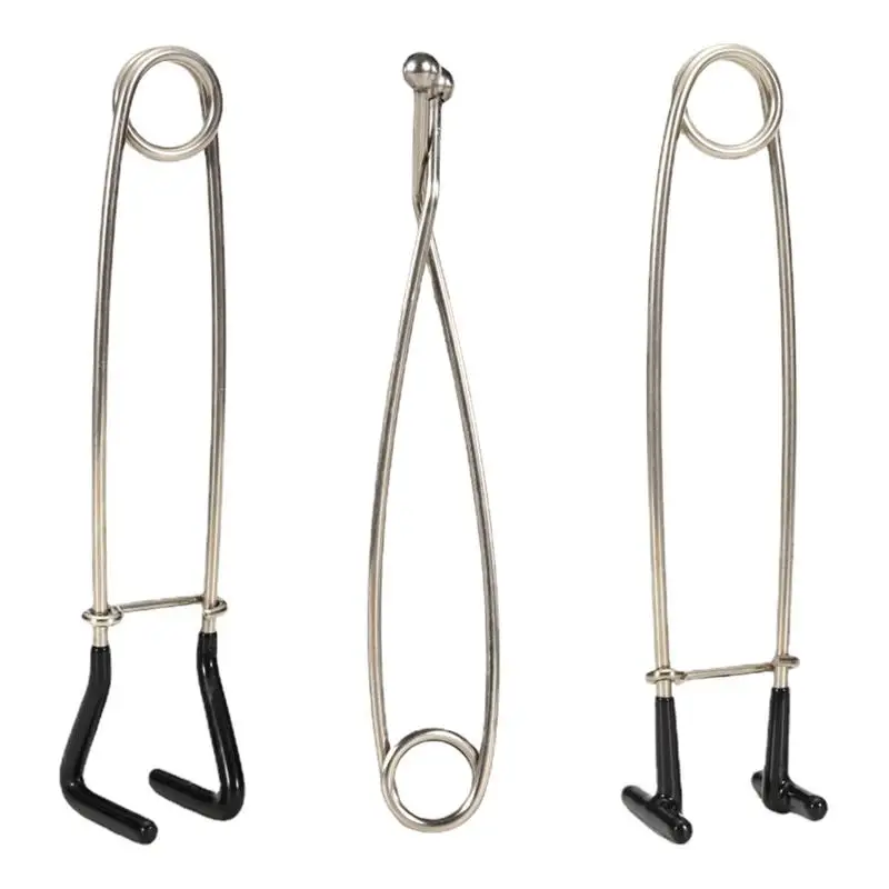 1 adet 17cm balık ağzı açacağı çene serpme paslanmaz çelik balık desteği ağız Gag kanca dişli balık Pike balıkçılık aksesuarı için kaldırmak