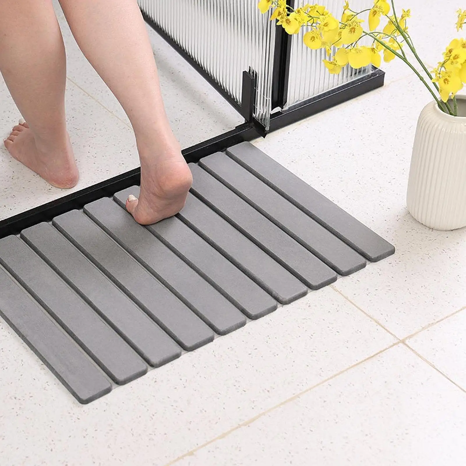 

Bath Mat Multifunctional Diatomaceous Mud Mat for Bathroom Indoor Families