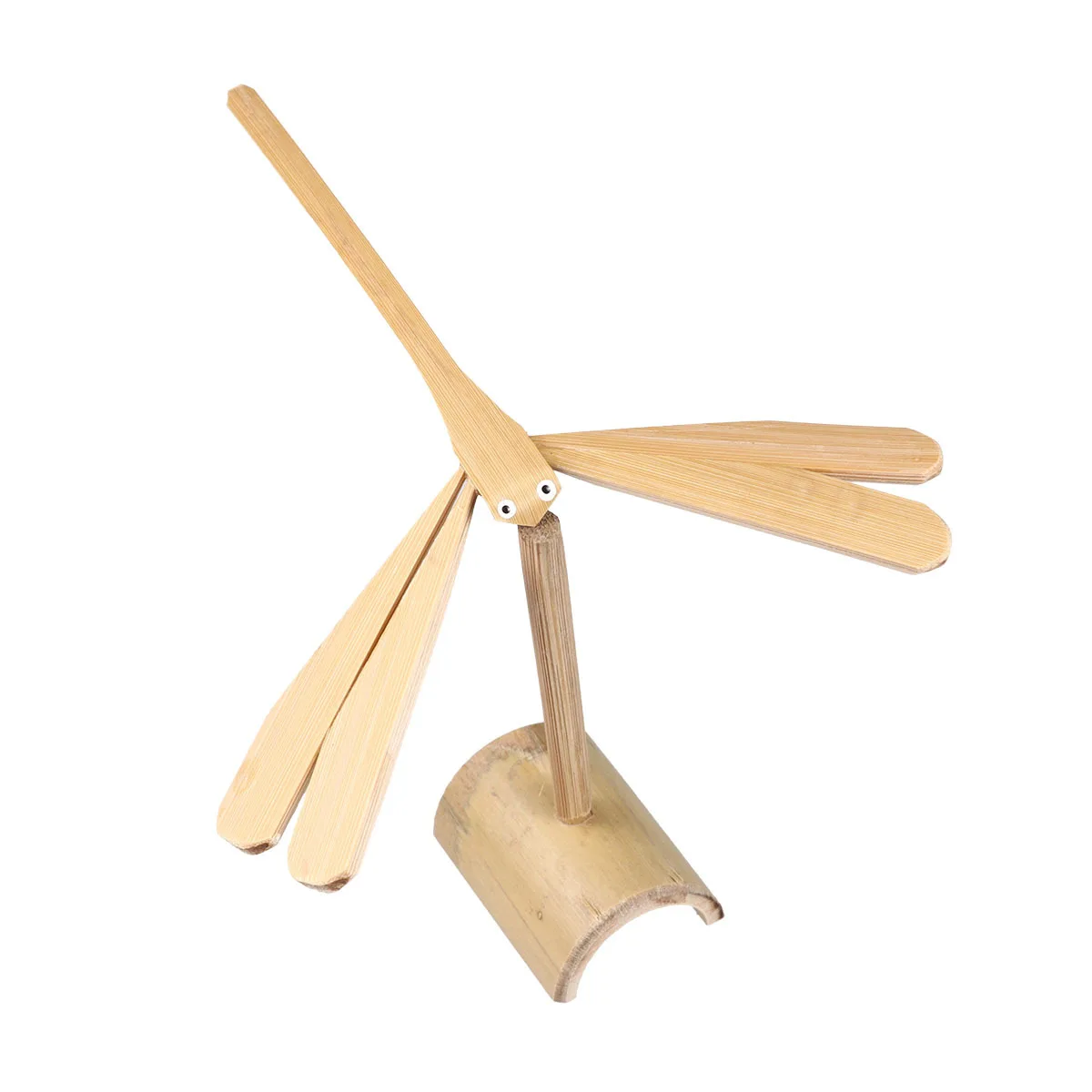2Pcs Bamboo Dragonfly Educational Display Kids Gift Fun Learning Development Dragonfly Toy