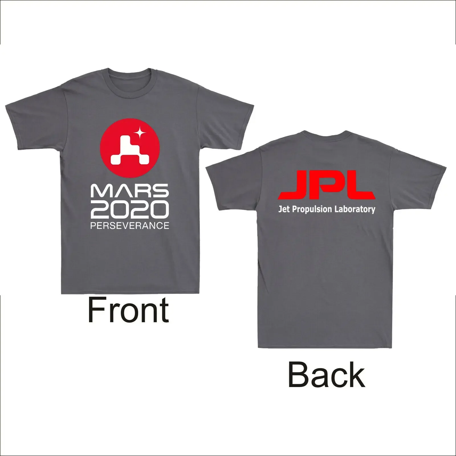 JPL Mars 2020 Perseverance Rover Mission Launch Day Patch Logo Men T Shirt