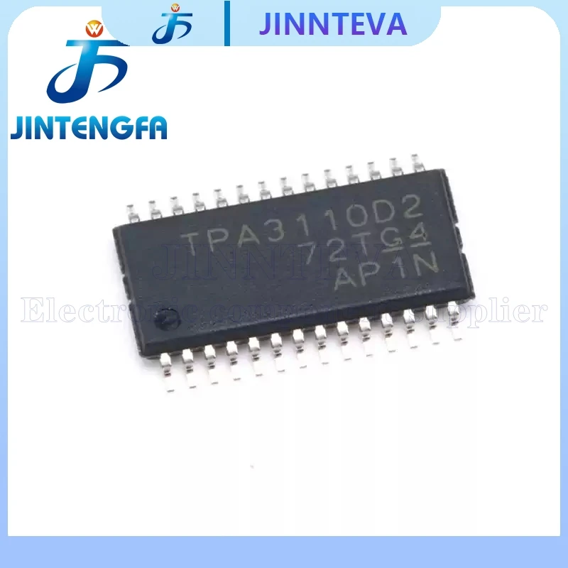 10PCS TPA3110D2PWPR HTSSOP-28 TPA3110 TPA3110D2 15W Fil Ter-Free Stereo Class-D Audio Power Amplifier With Speakerguard SMD IC