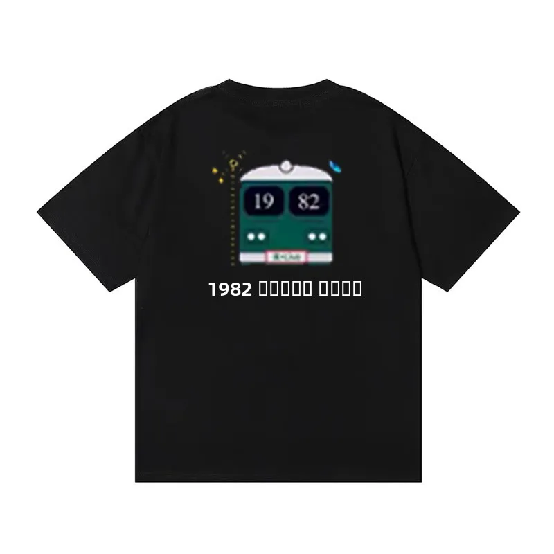

Pure Cotton Short Sleeve T-Shirt Zhang Jie Live Tour 1982 Support Crew Neck round Neck Top for Men And Women Casual Wear