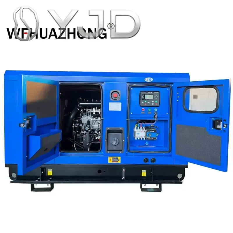 Low Fuel Consumption 16kw 20 Kva 20kw Generator Price Small Size Ricardo Diesel Super Silence Commercial Use ATS