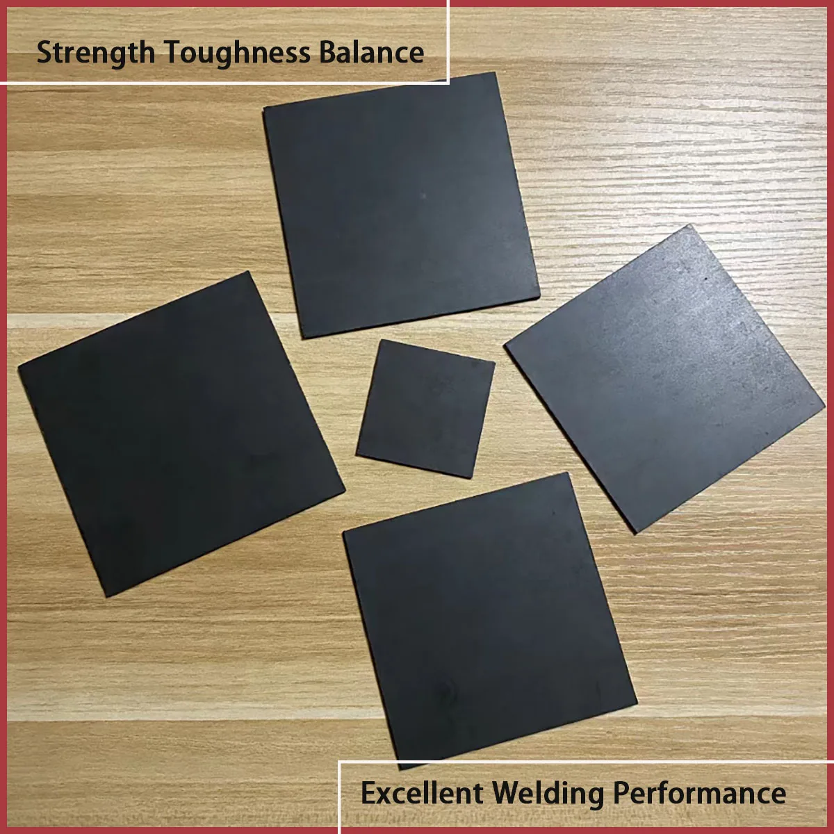 Thickness 0.3-5mm A3 Carbon Steel Square Plate Suitable for Mechanical Manufacturing, Building Structures, Etc