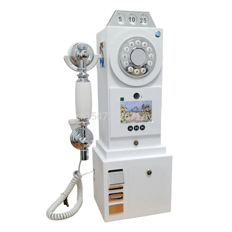 

White Audio Guestbook Portable Design Video Audio Guestbook Phone