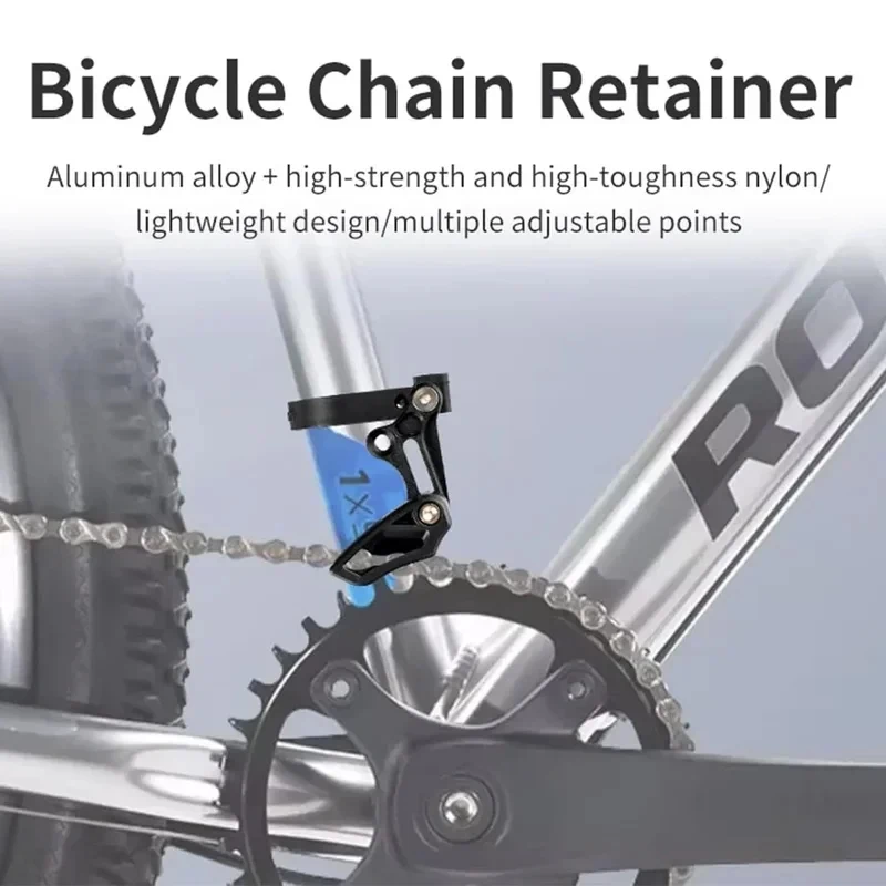 Bicycle Chain Guide Adjustable Mountain Road Chain Bike Stabilizer Drop Keeper Bike Chain Catcher Stopper Cycling Accessory Part