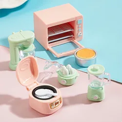 1:12 Scale Kitchen Set - Realistic Microwave Oven, Rice Cooker, Egg Boiler, Soy Milk Maker with Filter, Perfect Play House Toy