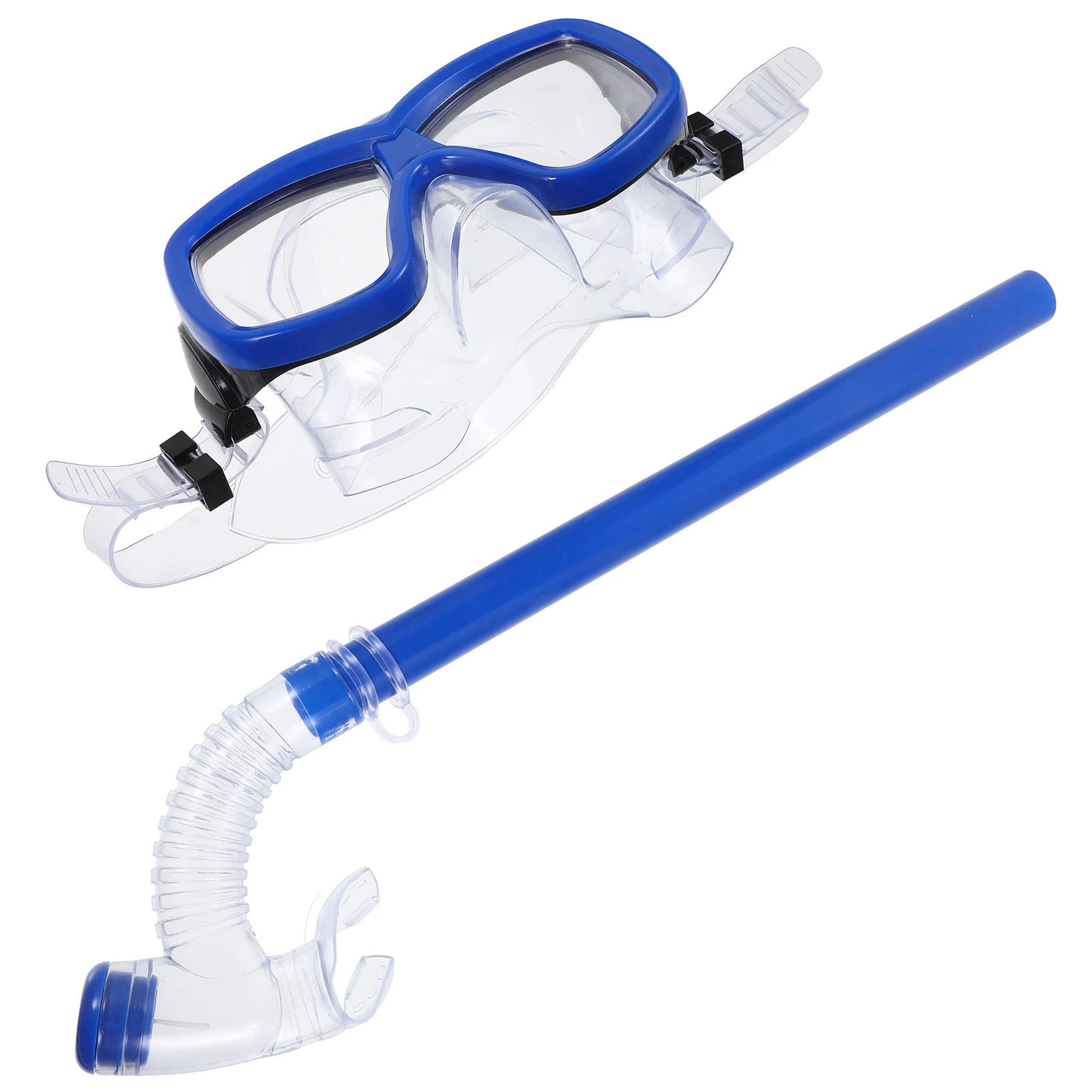 

Professional Diving Goggles Set Multi-Function Snorkeling Gear Leakproof Comfort Fit PVC Defogger Dive for Mask