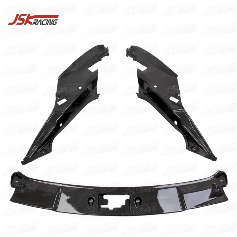 

CARBON FIBER FRONT BONNET HATCH TRIM PANELS (3 PCS) For 2008-2014 LAMBO GALLARDO LP550 LP560 LP570