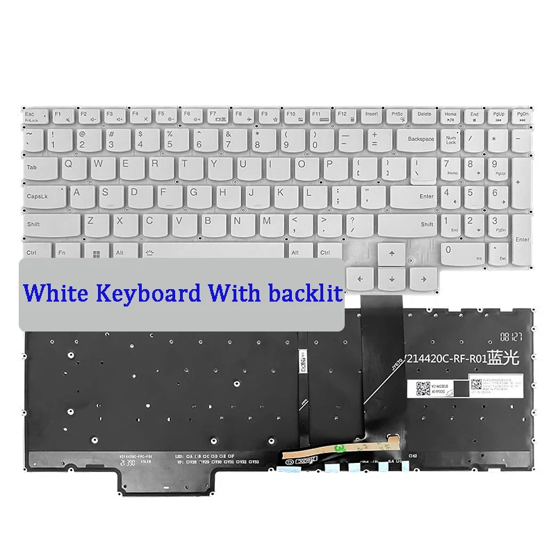 Imagem -04 - Teclado Original do Portátil para Lenovo Legion Y9000p R9000p Irx8 Arx8 Irx8h Arx8h 2023 Novo
