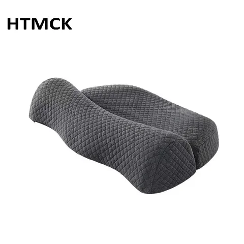 Cervical Pillow With Memory Foam Core, Ergonomic Curved Shape, Optimized Neck Contour Design, Comfortable Head Support