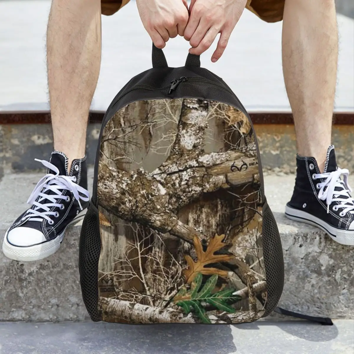 

Рюкзак Real Tree, Лидер продаж, рюкзак большой емкости для мальчиков и девочек, школьная сумка, сумки на плечо для мужчин и женщин