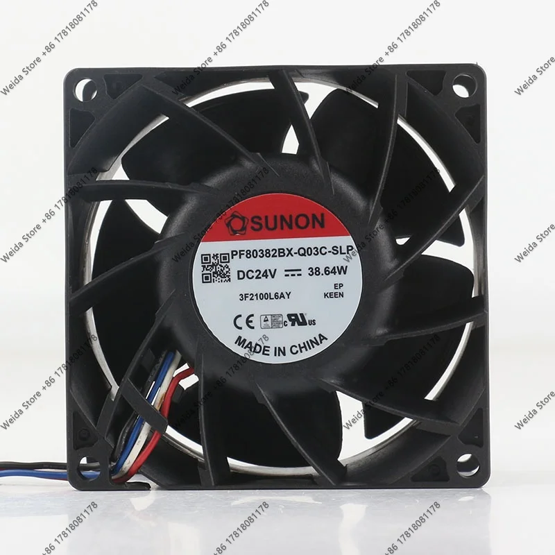 

Jianzhun SUNON PMD2408PMB2-A 5V 12V 48V DC24V 7.2W 8cm 8038 80X80X38MM Variable Frequency Fan