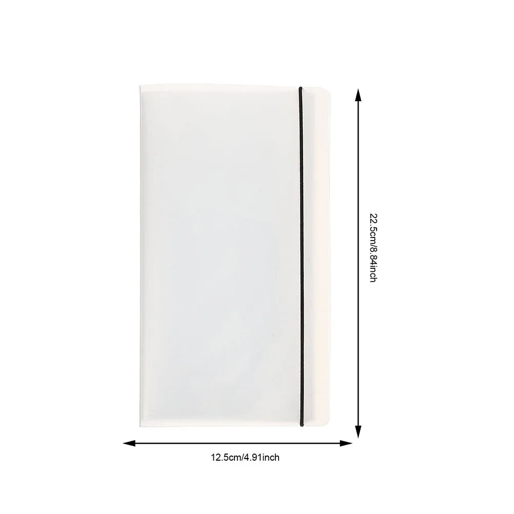 2Pcs Ticket Collection Album Loose Leaf Design for Movie Plane Concert Train Tickets Storage Portable Organizer Memory Keepsake