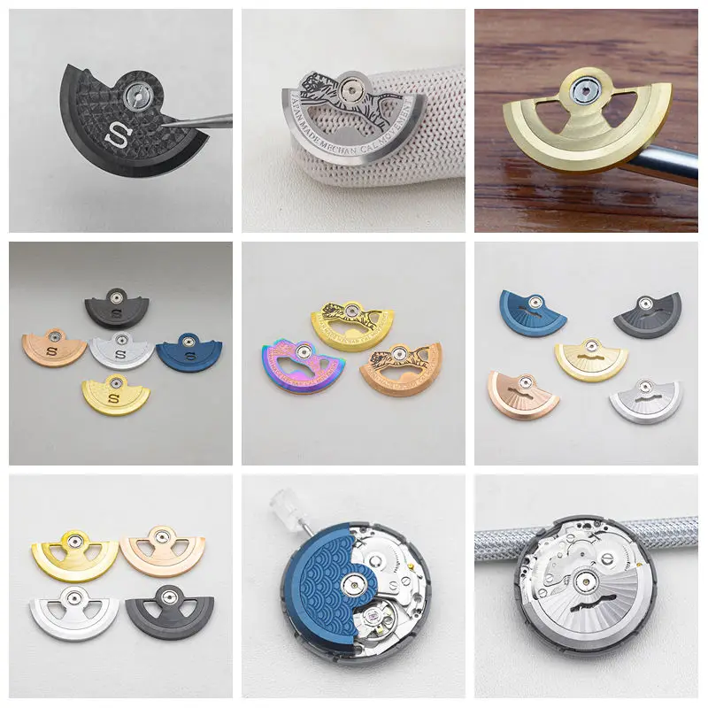 NH35 NH36 Automatic Hammer Rotor Fits NH35 NH36 NH70 4R 7S26 6R Movement Pendulum Weight Watch Mechanical Repair Parts Refit