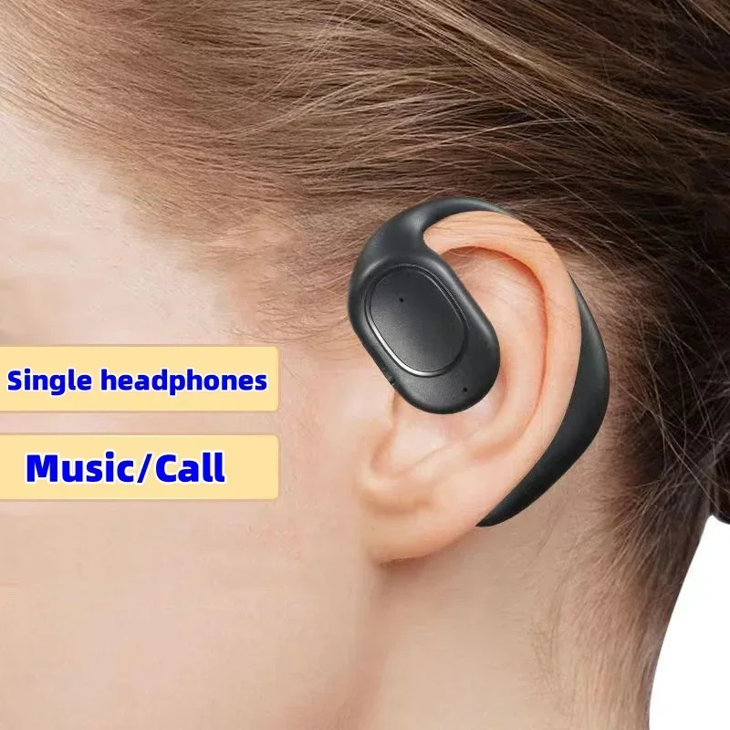 Tws fone de ouvido bluetooth único esquerdo para esporte, corrida, sem fio, ciclismo, condução, celulares, gamer