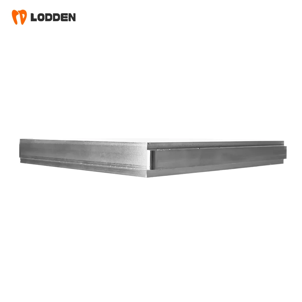 Lotden Titanium PlateTA2/GR2 TC4/GR5 ukuran persegi 150*140mm bahan Lab gigi tiruan untuk logam & alat gerinda tanam