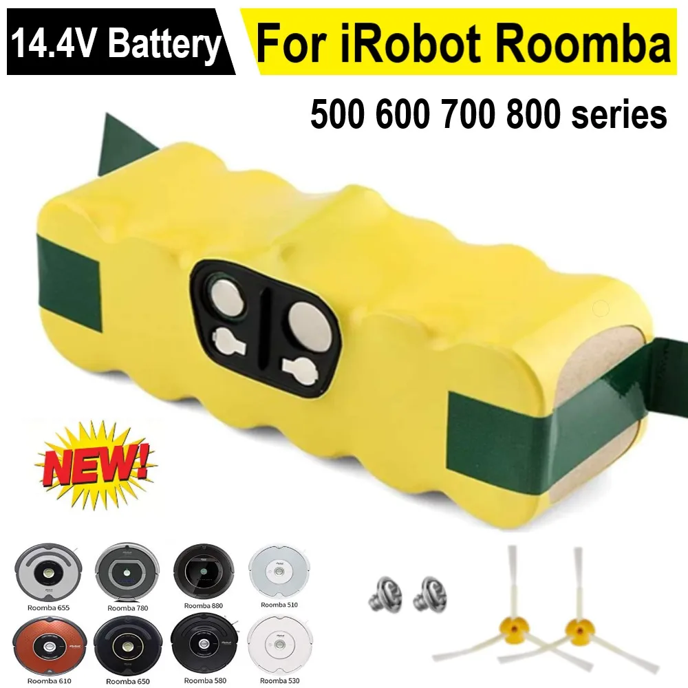 

4800mAh 14.4V Battery for iRobot Roomba 500 600 700 800 900 595 620 650 780 890 Battery Rechargeable Battery