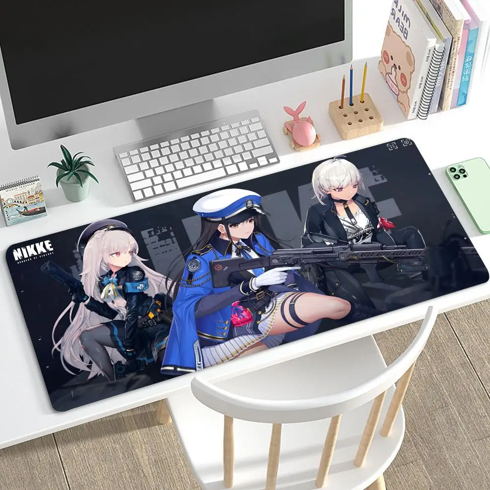 NIKKE The Goddess Of Victory Mousepad Large Gaming Mouse Pad LockEdge Thickened Computer Keyboard Table Desk Mat