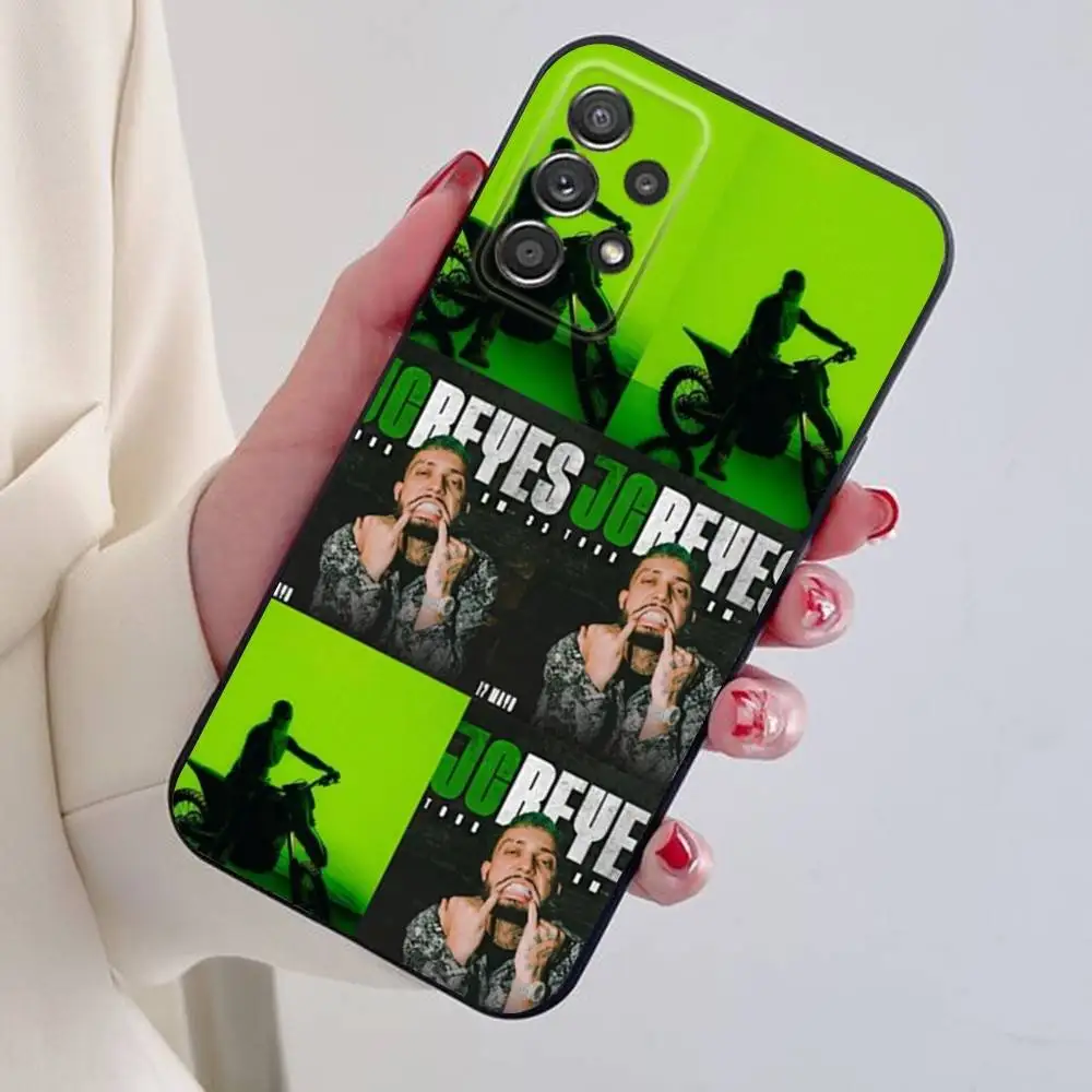 CALIENTE 2025 Jc Reyes JC REYES Tour Funda de teléfono para Samsung S25,24,21,22,23,30,Ultra,20,Plus Funda de silicona suave negra